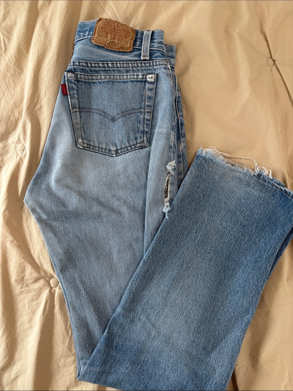 Levi's Vintage Light Blue Straight Leg Women's Jeans
